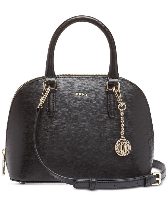 dkny bryant logo satchel