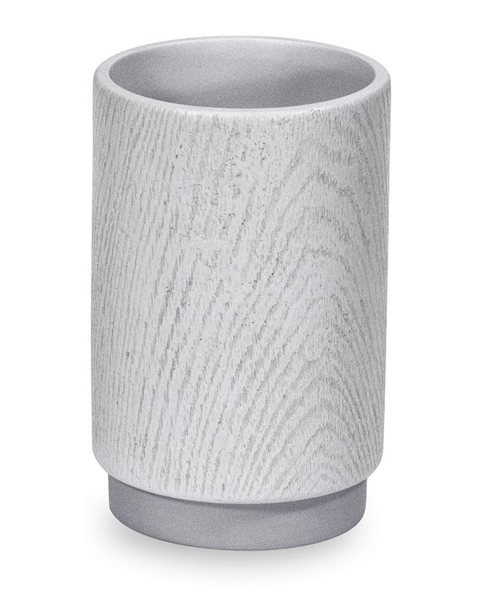 DKNY Grey Wood 4Pc. Bath Accessory Set & Reviews Bathroom