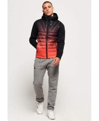 storm ombre hybrid zip hoodie
