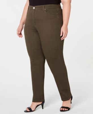 plus size tan jeans