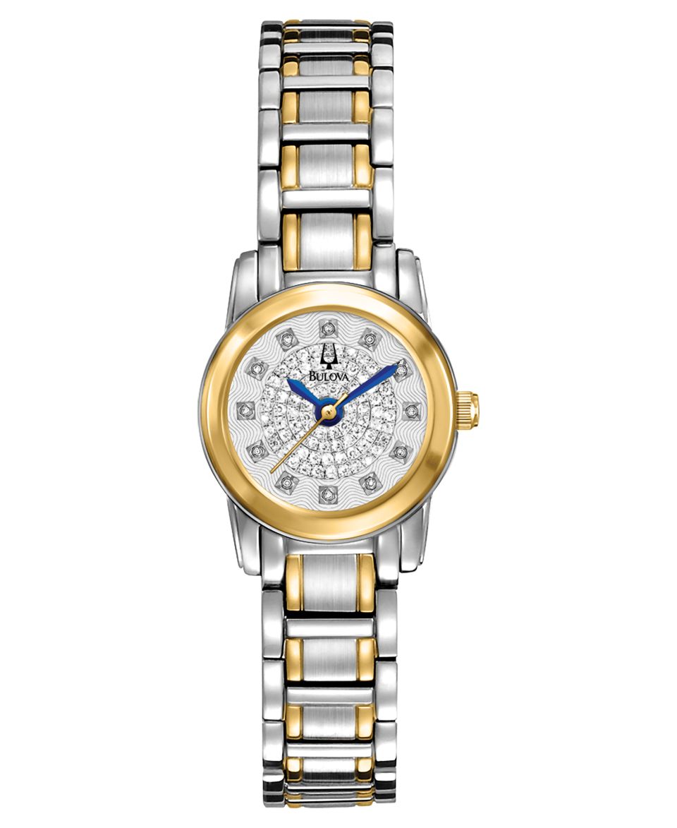 Bulova Womens Precisionist Diamond (2/3 ct. t.w.) Stainless Steel