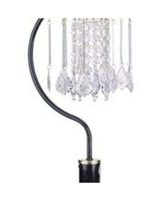 white chandelier table lamp
