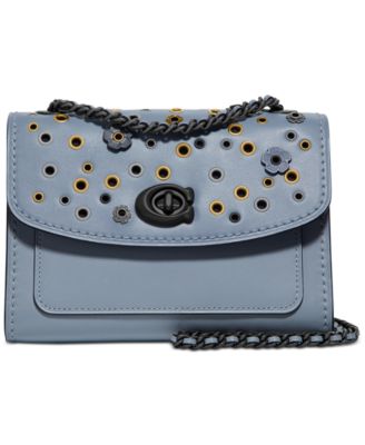 coach parker 18 with rivets white