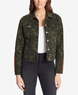 camouflage jean jacket
