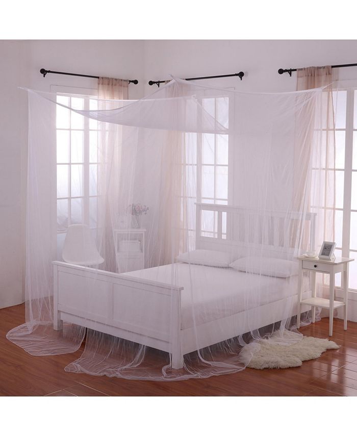 Epoch Hometex inc Cottonloft Palace 4Post Bed Sheer Mosquito Net Panel