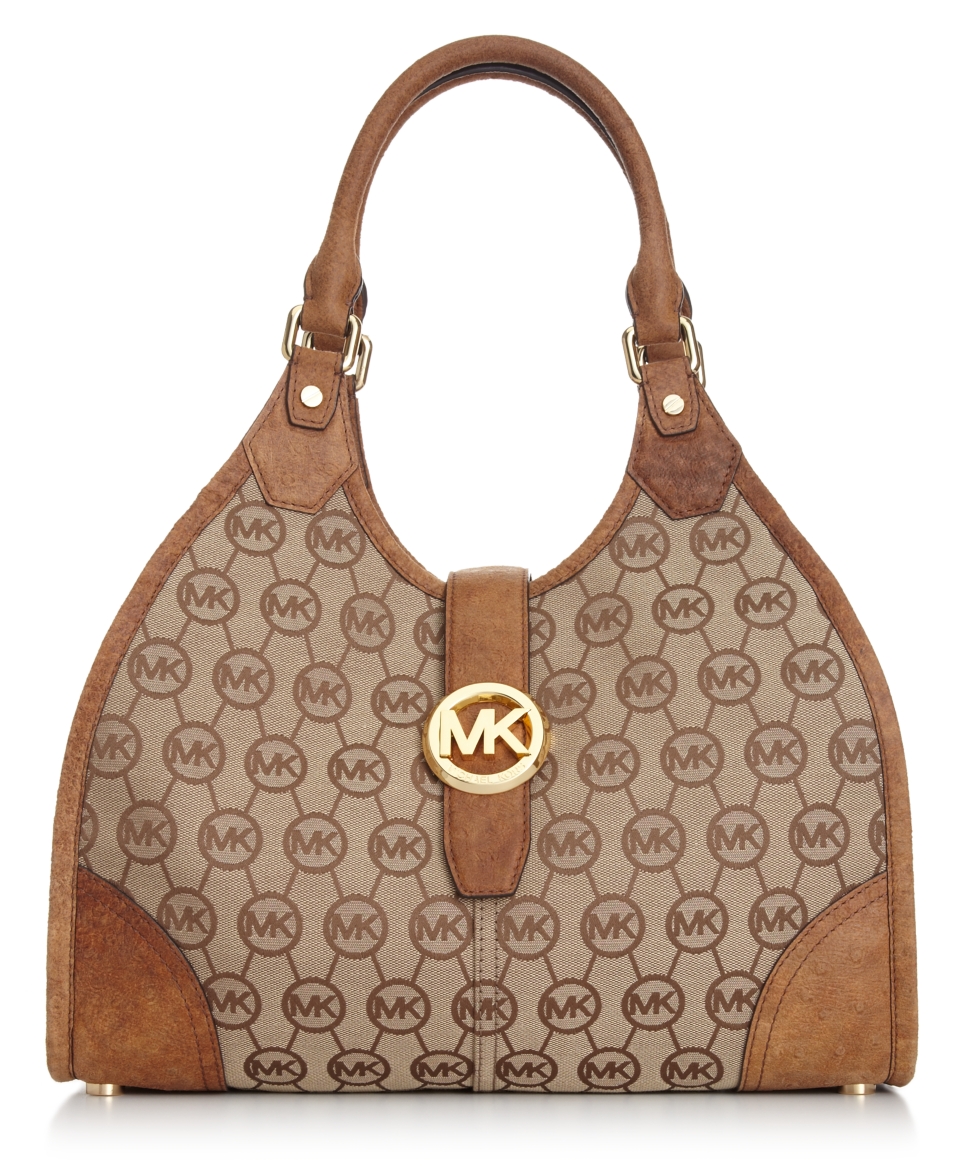 MICHAEL Michael Kors Handbag, Braided Grommet Large Shoulder Tote