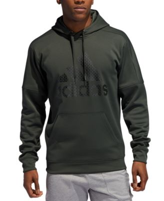 adidas men's team issue fleece pullover hoodie