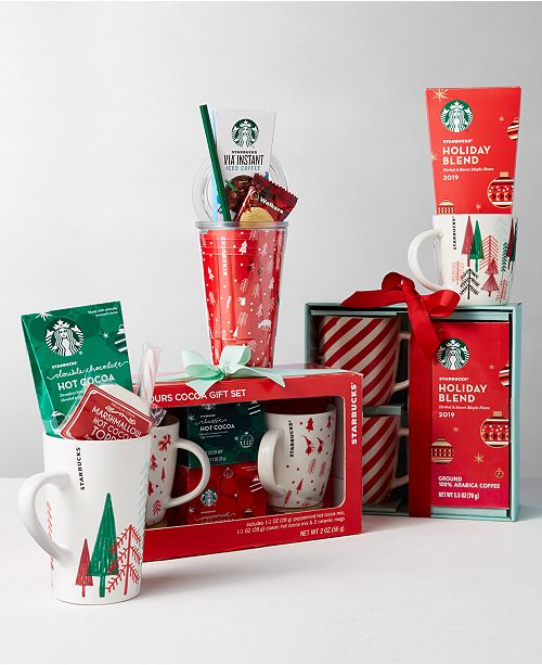 Design Pac Starbucks Holiday Gift Set Collection Reviews Food Gourmet Gifts Dining Macy S