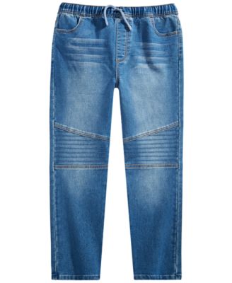 slim straight moto jeans