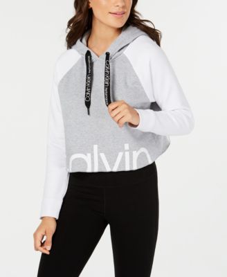 Parity Calvin Klein Crop Top Hoodie Up To 64 Off