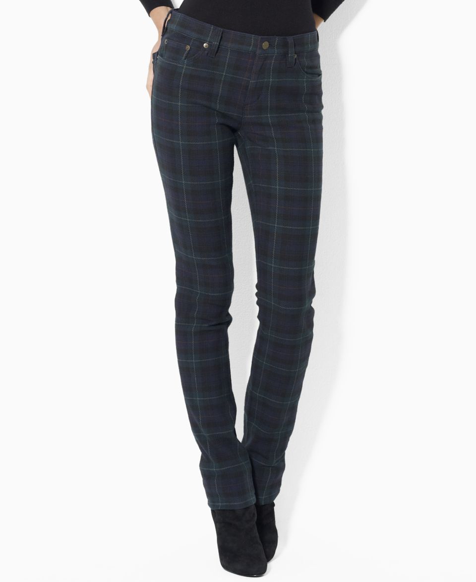 Lauren Jeans Co. Jeans, Straight Leg Plaid