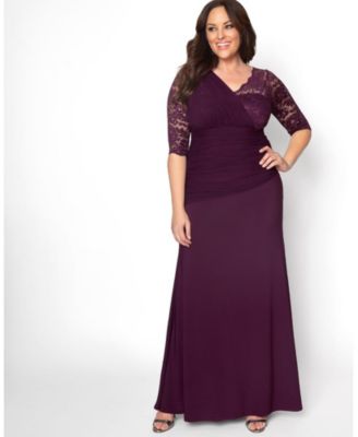 Plus Size Soiree Evening Gown 