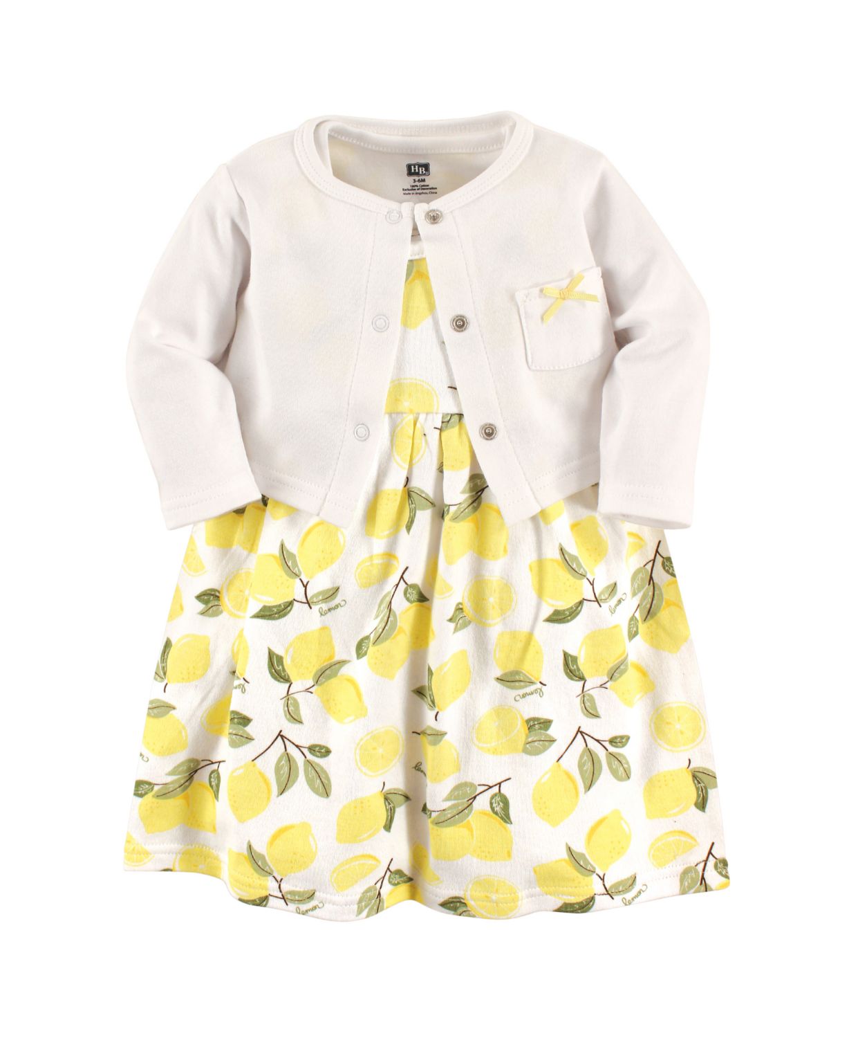 Hudson Baby Dress and Cardigan Set, Lemons, 4 Toddler & Reviews - Sets & Outfits - Kids - Macy's
