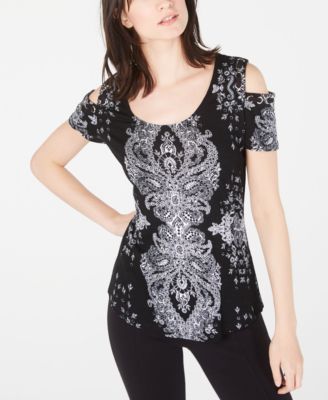 macys inc cold shoulder tops