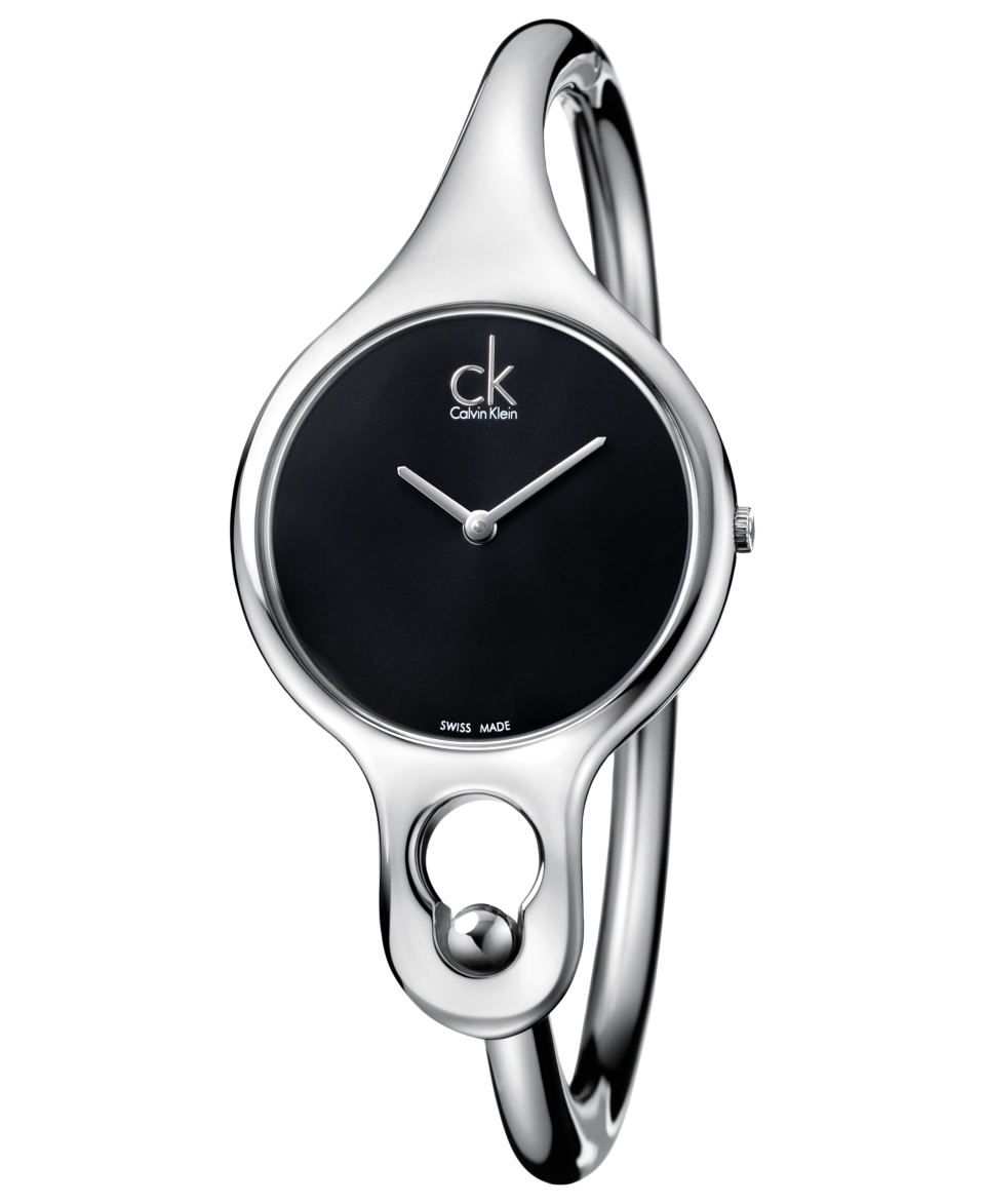 ck Calvin Klein Watch, Womens Swiss Air Stainless Steel Bangle