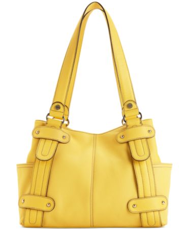 Tignanello Perfect 10 Leather Studded Shopper - Handbags & Accessories ...