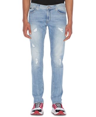 armani ripped jeans mens