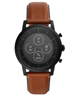 Fossil Tech Collider Brown Leather 