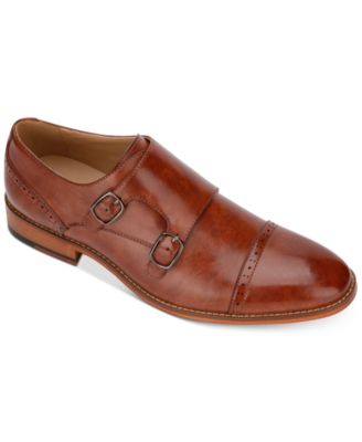 Cheer Quarter-Brogue Monk Strap Loafers 