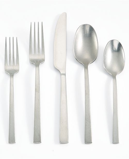 Lucky Brand Rumble Stainless Steel 20 Pc Flatware Set Service For 4 Created For Macy S Reviews Flatware Dining Macy S Yes, macy's home department sells a variety of flatware sets. macy s