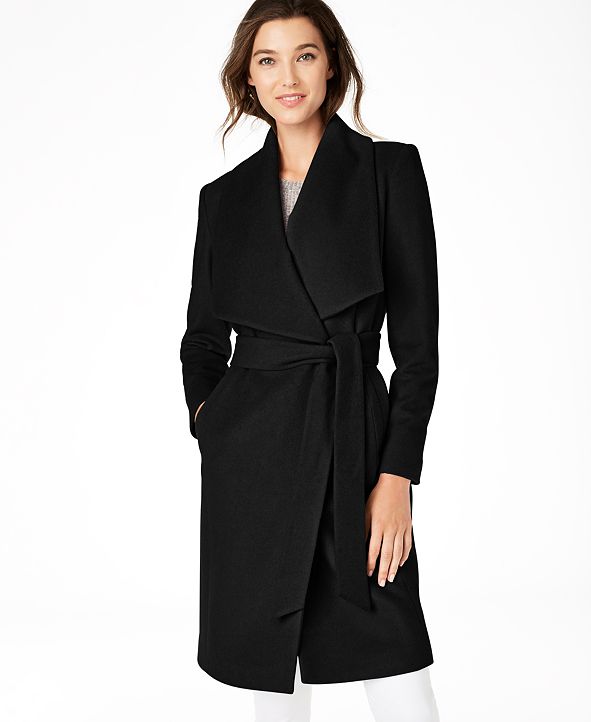 Cole Haan Wrap Coat & Reviews Coats Women Macy's