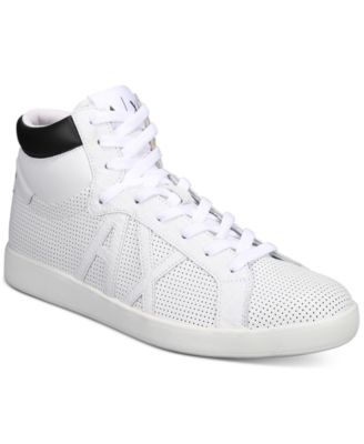 armani exchange white sneakers