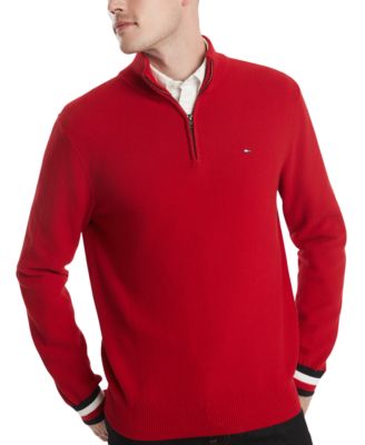 tommy red jumper