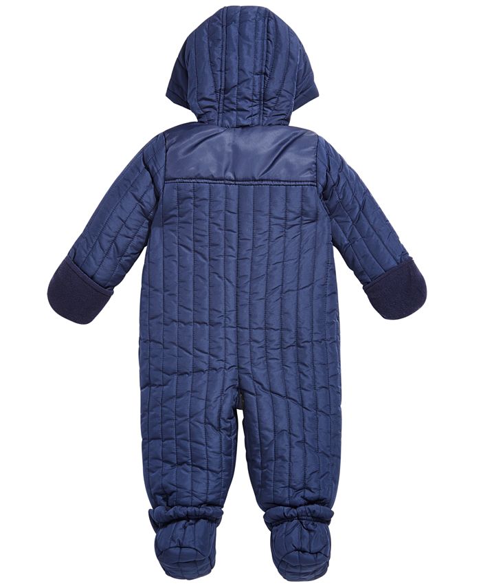 First Impressions Baby Boys Quilted Snowsuit, Created for Macy's ...