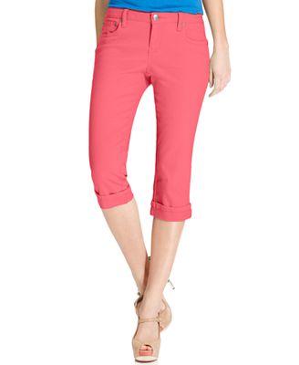 Earl Jeans Petite Jeans, Colored Capri - Jeans - Women - Macy's