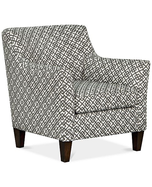 Furniture Juliam Fabric Accent Chair Created For Macy S Reviews Chairs Furniture Macy S