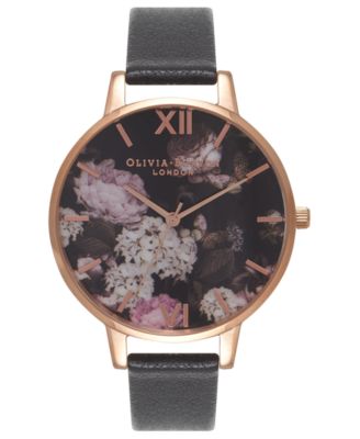 olivia burton rose gold watch strap