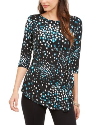 macy's asymmetrical tops