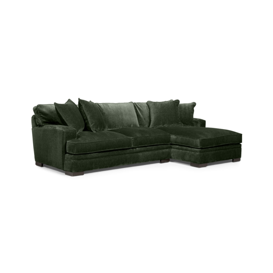 Sectional Sofa, 2 Piece Chaise 112W x 66D x 30H  Custom Colors