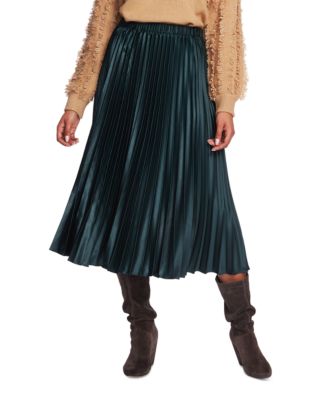 mid length satin skirts macys
