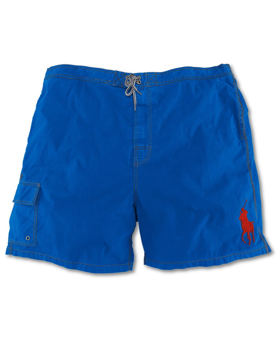 Polo Ralph Lauren Big and Tall Swimwear, Hawaiian Trunks   Mens Swim