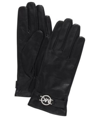 Michael Kors Leather Ornament Gloves 