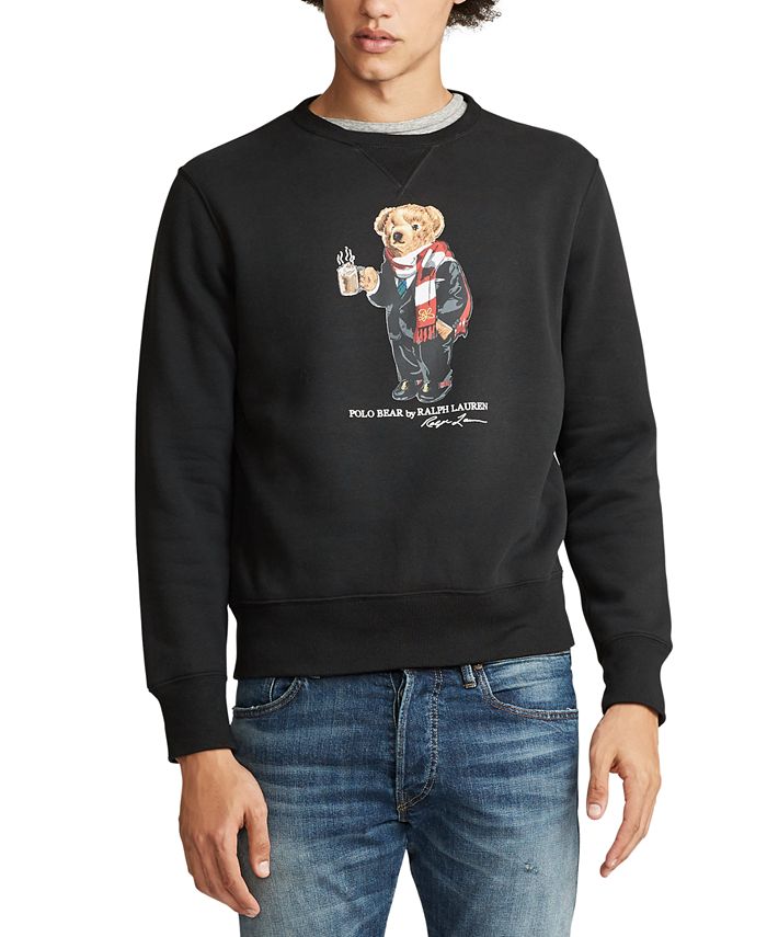 polo ralph lauren polo bear fleece sweatshirt