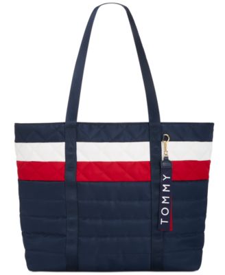 tommy hilfiger grey handbag