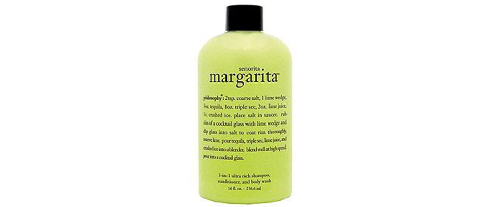 margarita ultra rich 3 in 1 shampoo, shower gel and bubble bath, 16 oz