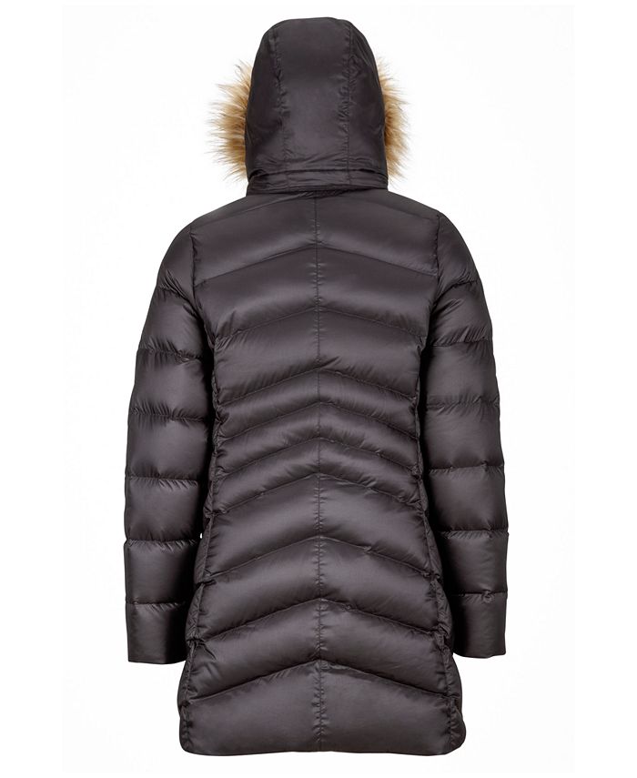 Marmot Women's Montreal Hooded Faux-Fur-Trim Coat & Reviews - Women ...