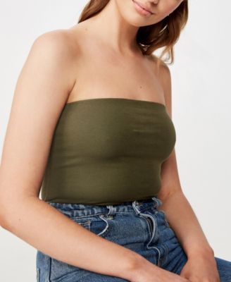 cotton tube top dress