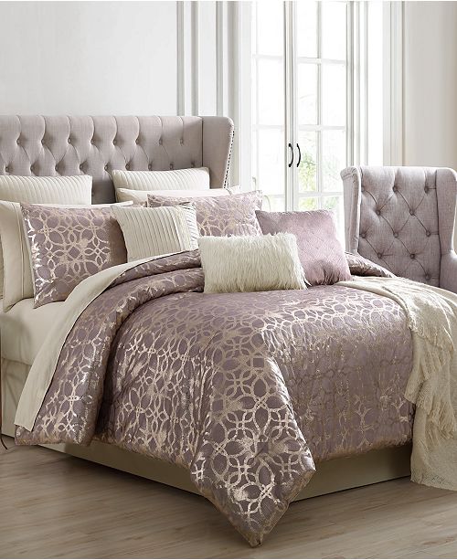Hotel Tiago Jacquard 9 Piece Comforter Set Bed Bath Beyond