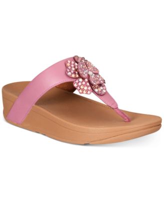 FitFlop Lottie Corsage Thong Sandals 