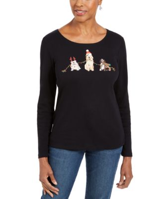 macys womens holiday tops