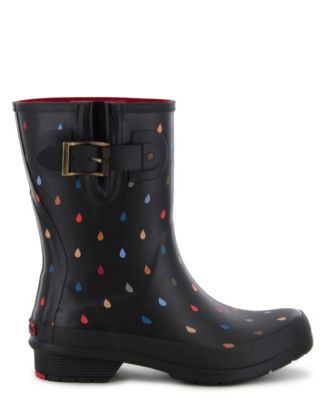 chooka polka dot rain boots