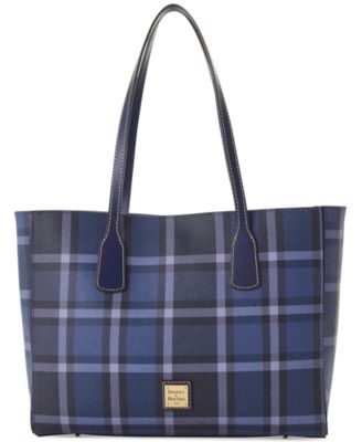 dooney & bourke plaid tote