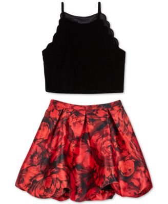 plus size skirt and top sets