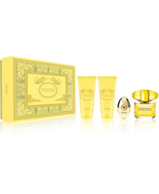 versace yellow diamond 4 piece gift set