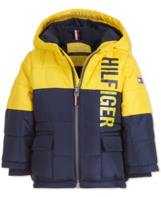 yellow hilfiger jacket