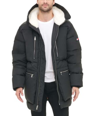 tommy hilfiger hooded padded jacket